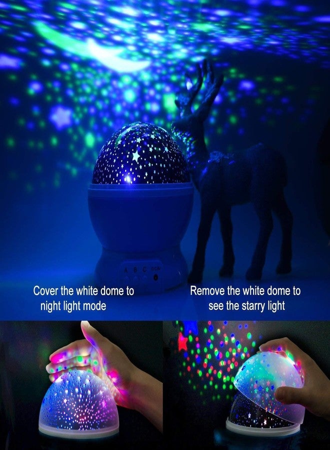 Chocozone Projector Lamp, Star Light Rotating Projector, Star Projector Lamp with Colors and 360 Degree Moon Star Projection with USB Cable,Lamps for Kids Room (Random Colour) (Star Master) - Image 4